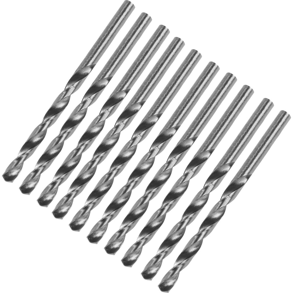 Изображение товара Сверло по металлу ц/х 5x85 мм HSS 10 шт ЛОМ