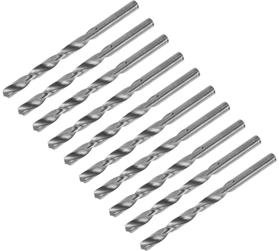 Изображение товара Сверло по металлу ц/х 6.5x100 мм, HSS, 10 шт ЛОМ 1864668
