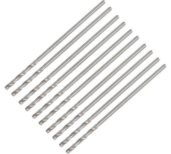 Изображение товара Сверло по металлу ц/х 1x35 мм, HSS, 10 шт ЛОМ 1864658