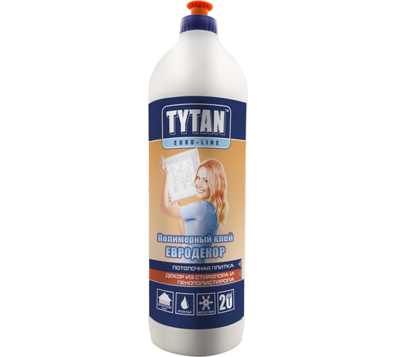 Изображение товара Полимерный клей TYTAN EURO-LINE Евродекор 1000мл 7013536 42301