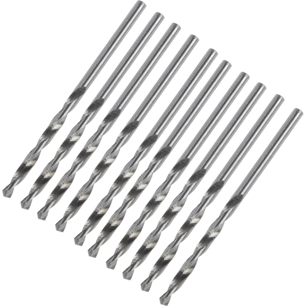 Изображение товара Сверло по металлу ц/х 2x50 мм HSS 10 шт ЛОМ 1864659 Изображение товара Сверло по металлу ц/х 2x50 мм HSS 10 шт ЛОМ 1864659