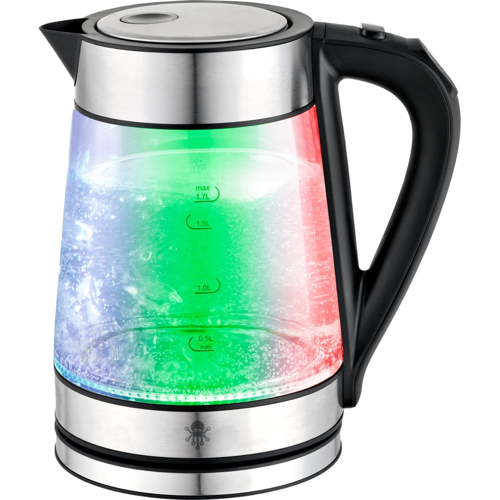 Изображение товара Умный чайник SLS KET-03WFSI, 1,7 л, черный, Wi‑Fi, стекло