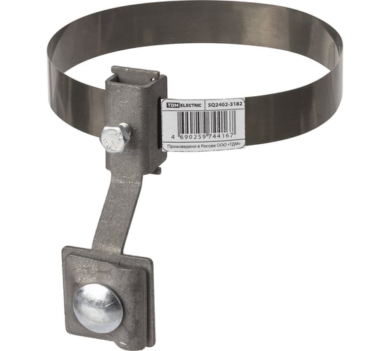 Изображение товара Держатель хомут TDM ELECTRIC Ø10-200 мм, нержавеющая сталь SQ2402-3182