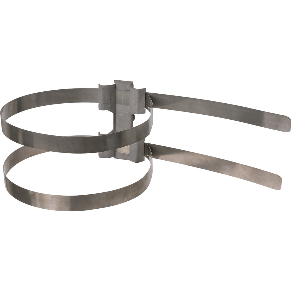 Изображение товара Сдвоенный держатель хомут TDM Ø80-500 мм с покрытием термодиффузия
