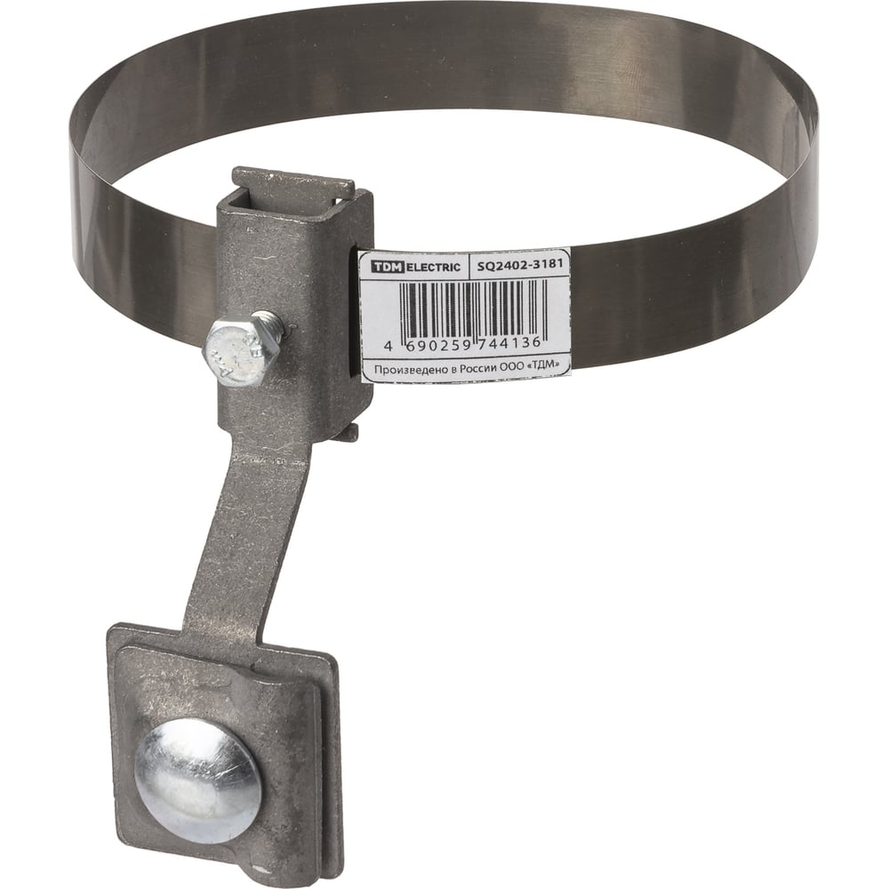 Изображение товара Держатель хомут TDM ELECTRIC Ø10-160 мм нержавеющая сталь для проводов и прутов