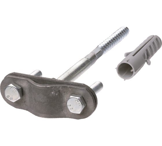 Изображение товара Крепление молниеприемника к стене с дюбелем TDM ELECTRIC длина 400 мм, 16-20 мм, горячее цинкование SQ2401-3147