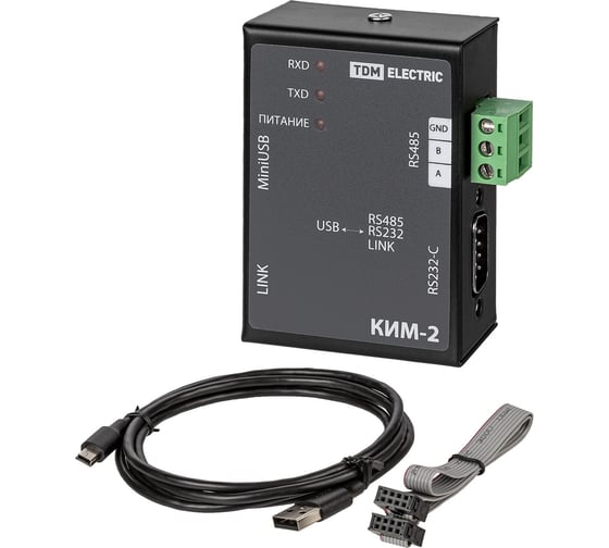 Изображение товара Коммуникационный интернет-модуль TDM ELECTRIC КИМ-2 (USB-PC) для БУАВР SQ0743-0114