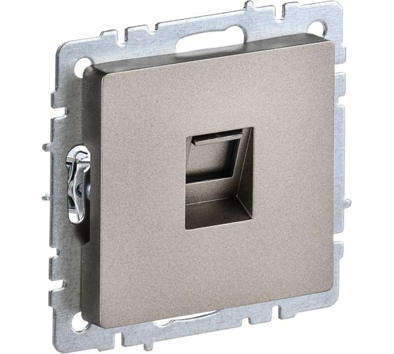 Изображение товара Компьютерная розетка rj45 IEK Brite кат.6 рк11-брш шамп. BR-K10-2-K37