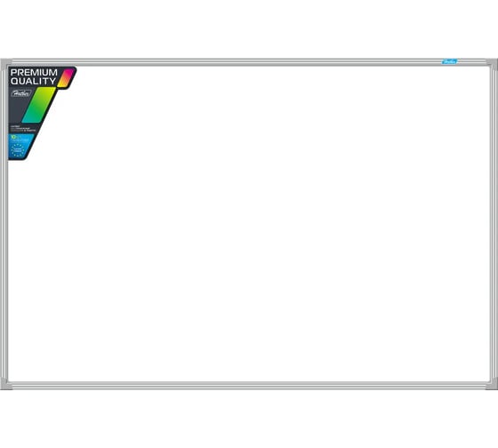Изображение товара Магнитно-маркерная доска Hatber 60x90 см, с полочкой для аксессуаров, 1 шт. 047572