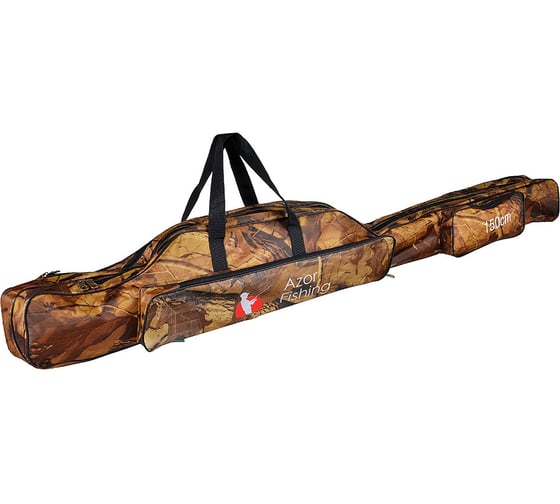 Изображение товара Чехол для удочек AZOR FISHING полиэстер, c карманом, 2 отсека, 150см, 600 Den 338-362