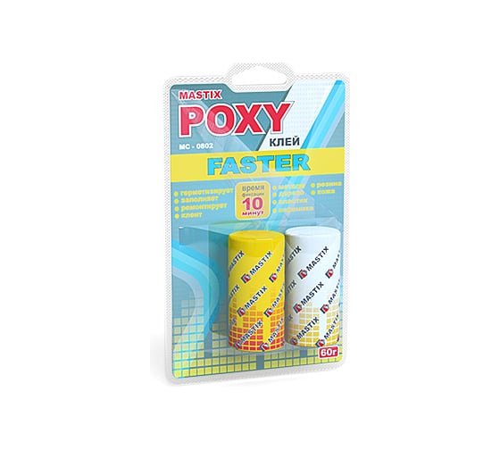 Изображение товара Эпоксидный клей МАСТИКС FASTER МС 0802