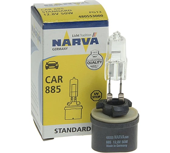 Изображение товара Автолампа NARVA H50W PG13 12V 1 10 100 NEW 480553000
