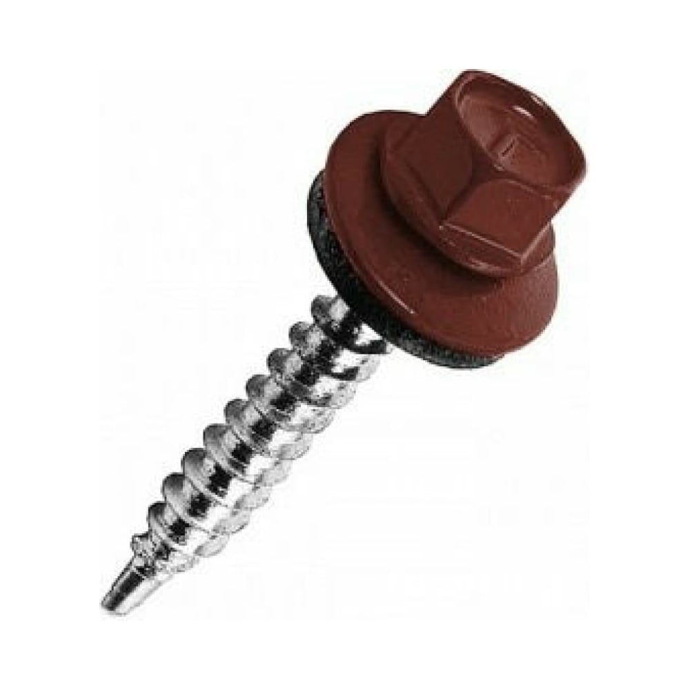 Изображение товара Саморез кровельный КРЕП-КОМП 5,5x19 RAL3009 оксид красный