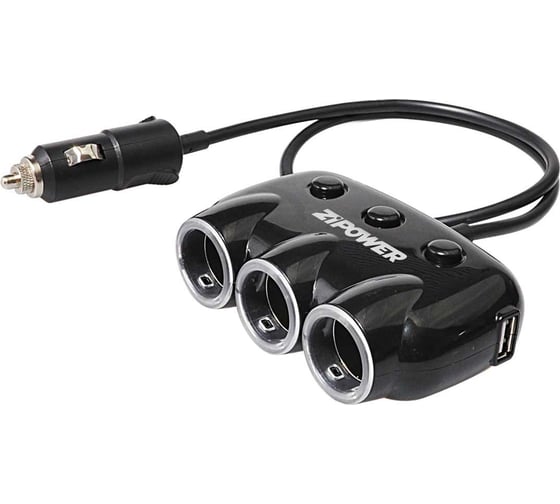 Изображение товара Разветвитель прикуривателя Zipower PM6653