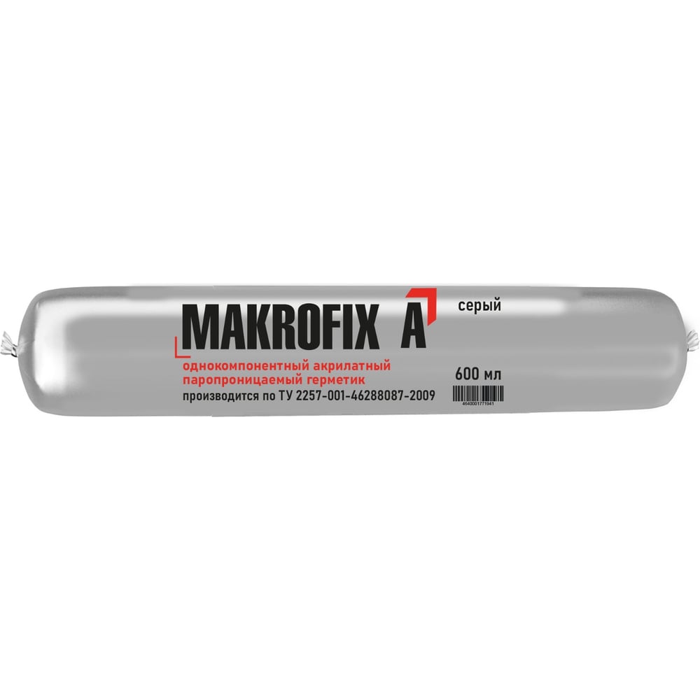 Изображение товара Акрил-силиконизированная мастика MASTERFIX А серый 600 мл для ремонта