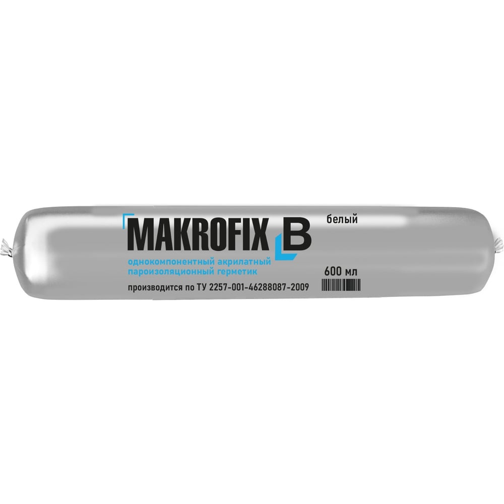 Изображение товара Акрил-силиконизированная пароизолирующая мастика MASTERFIX В белый 600 мл