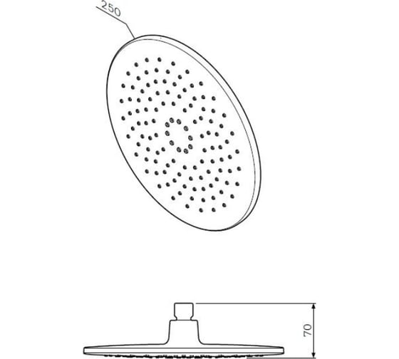 Изображение товара Верхний душ AM.PM F0580000