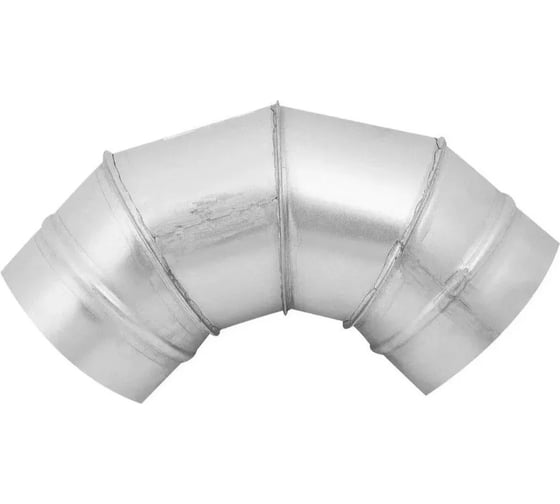Изображение товара Отвод для круглых воздуховодов на 90 d110(+/-), из нержавеющей стали aisi 304 ООО Вентмаркет OTV90x110nerz