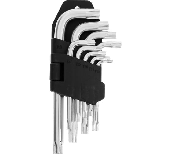 Изображение товара Набор ключей ЛОМ TORX Tamper, TT10-TT50, 9 шт. 2354389