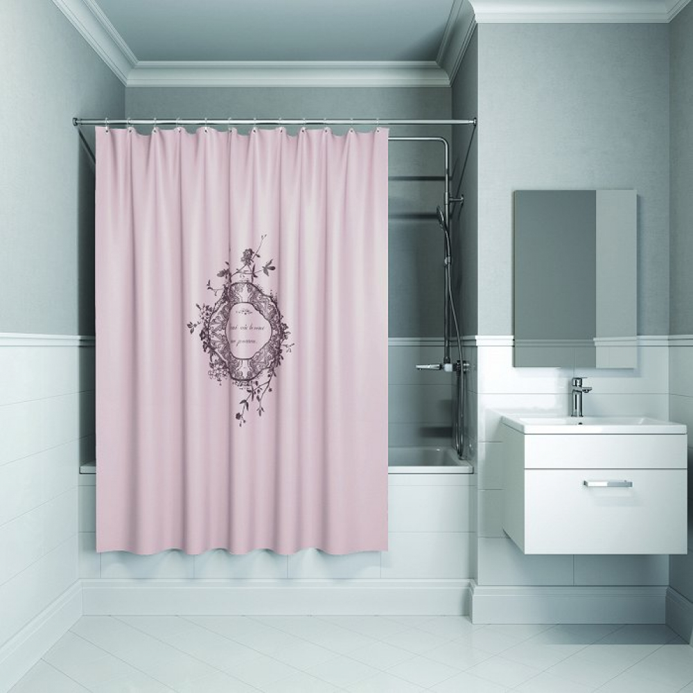 Штора для ванной комнаты IDDIS фен marta mt 1261 1800 вт розовый