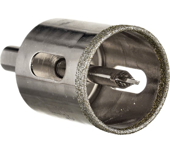 Изображение товара Алмазная коронка по керамике и стеклу 35 мм с центрирующим сверлом TGS (цилиндрический хвостовик 8мм) TORGWIN T653697