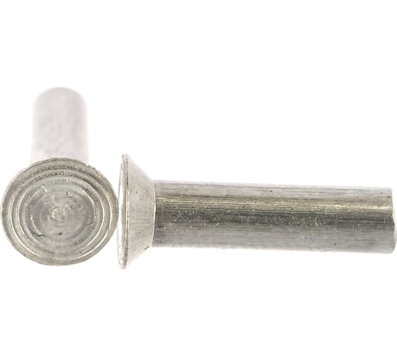 Изображение товара Алюминиевая заклепка с потайной головой Tech-Krep 4,0х16 ГОСТ 10300-80 30 шт 144239