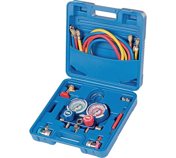 Изображение товара Коллектор манометрический со шлангами и муфтами в кейсе NORDBERG NFG30K