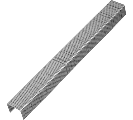 Изображение товара Скобы для пневматического степлера Denzel 21GA 12 мм, ширина 0,95 мм, толщина 0,6 мм, ширина скобы 12,8 мм, 5000 шт. 57676