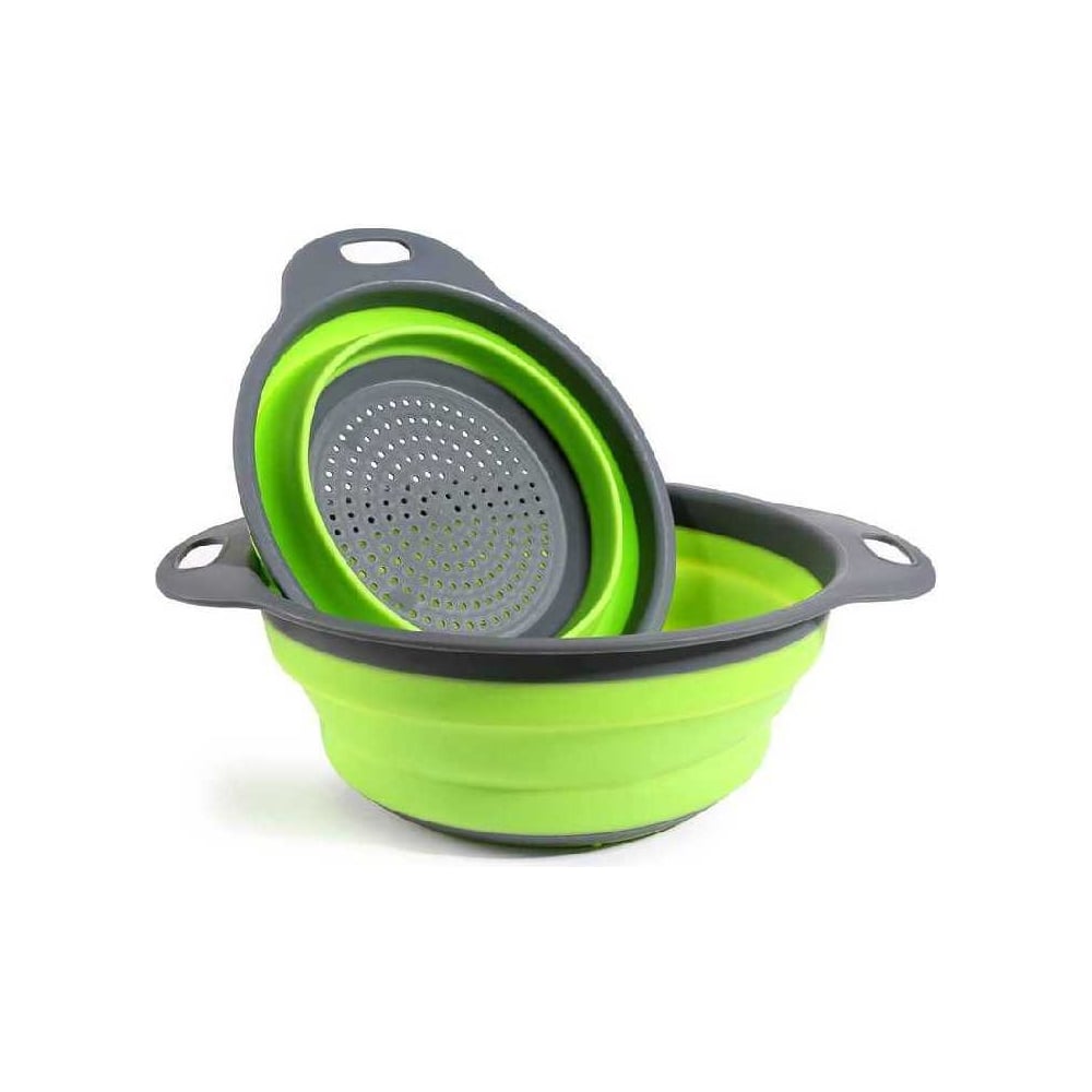 Изображение товара Дуршлаг EUROHOUSE 2 л, складной, 23.5x29x8.5 см, цвета в ассортименте 9311