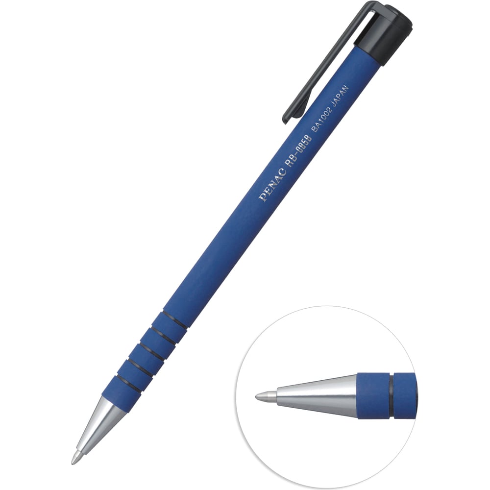 Изображение товара Автоматическая шариковая ручка Penac rb-085 0.7 мм комплект 2 шт. синий