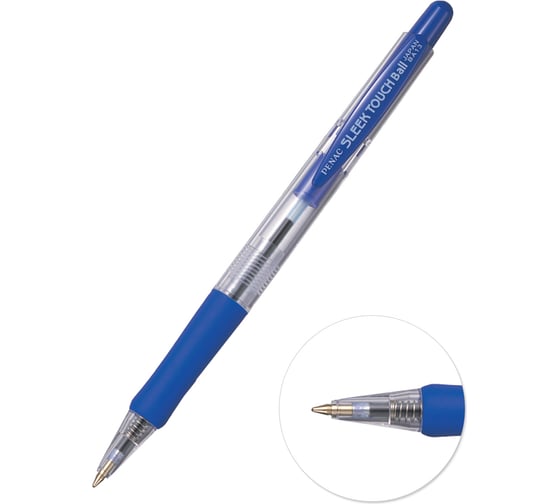 Изображение товара Автоматическая шариковая ручка Penac sleek touch, 0.5 мм, синяя BA1301/В