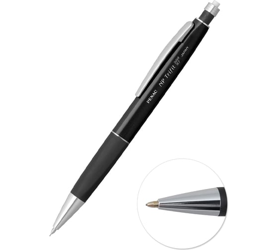 Изображение товара Механический карандаш Penac np-trifit 500 mp 0.7 мм, корпус черный, в блистере SC1702-03033WP