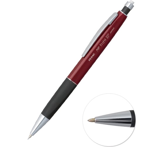 Изображение товара Механический карандаш Penac np-trifit 500 mp 0.7 мм, цвет корпуса гранат, в блистере SC1702-03034WP