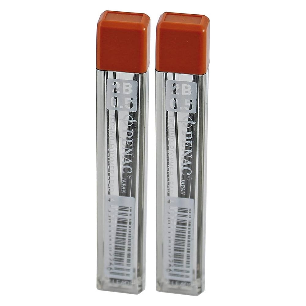 Изображение товара Грифели Penac 0.5 мм 2B, набор 12 шт. для черчения и письма