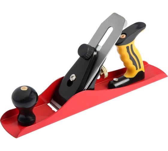 Изображение товара Рубанок ТУНДРА металлический, двойной нож, 320x50 мм 1722412