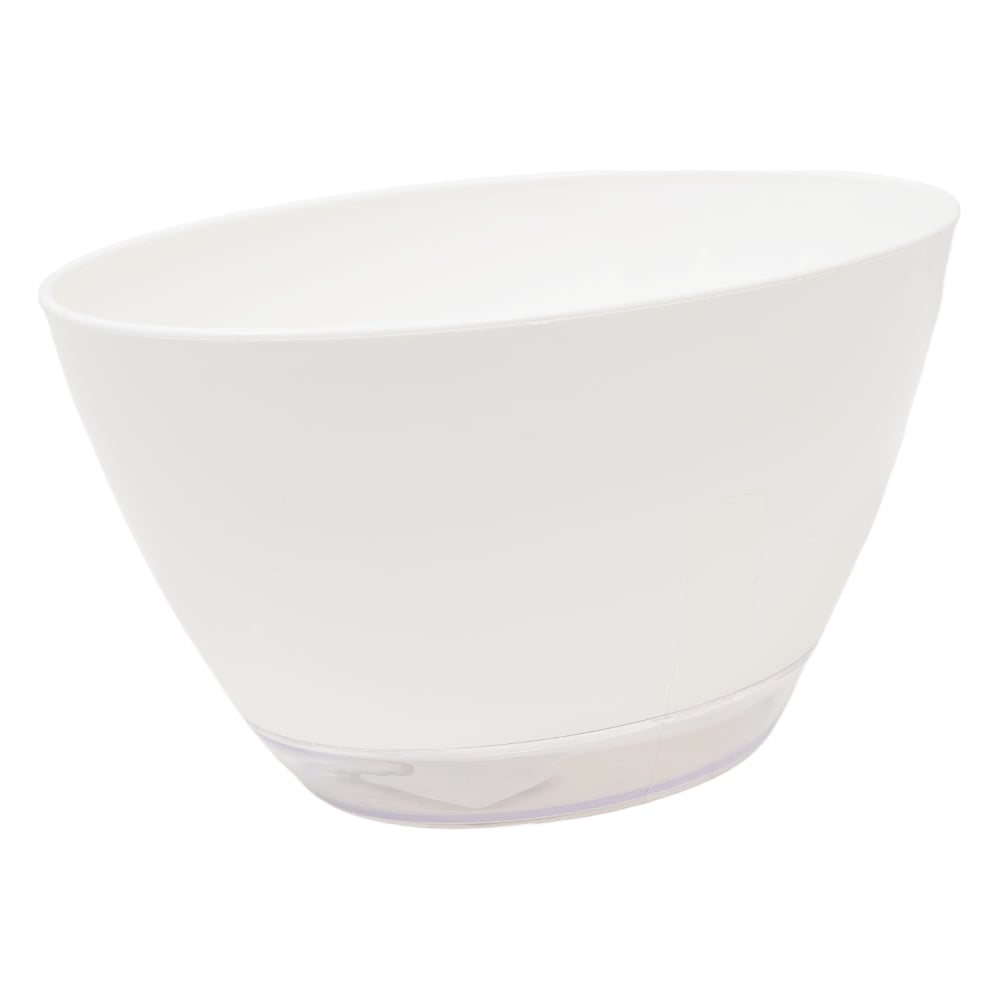 Изображение товара Кашпо ООО КЗНМ лодочка 1л белый d20 - горшок для растений с поддоном