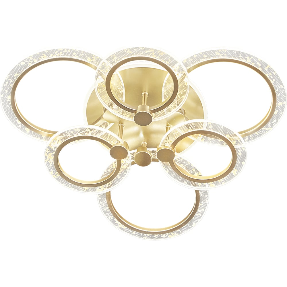 Потолочный светильник ESCADA 10225/6 LED*97W BL Gold 10225/6LED Gold