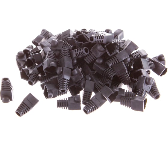 Изображение товара Колпачок Cablexpert RJ-45 BT5BK изолирующий чёрный 100 шт. BT5BK/5