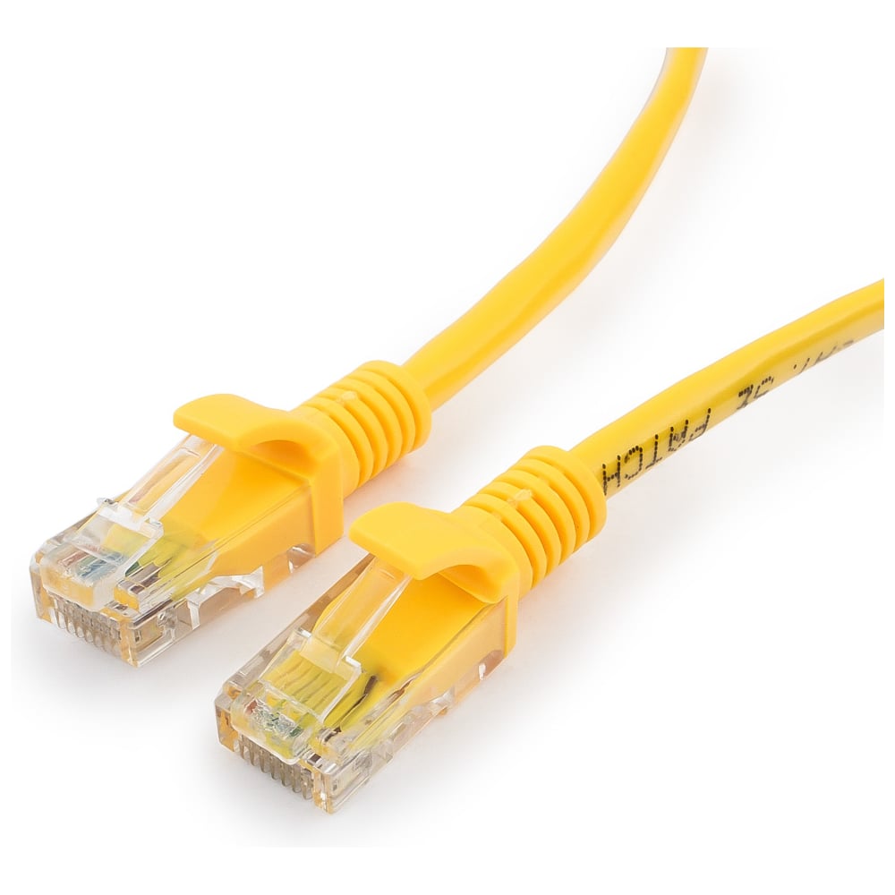 Изображение товара Медный патч-корд Cablexpert кат 5е 15м RJ45 UTP желтый