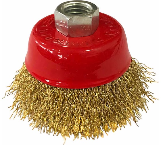 Изображение товара Щетка-крацовка для УШМ, "чашка", М14, 75 мм РемоКолор 45-1-003