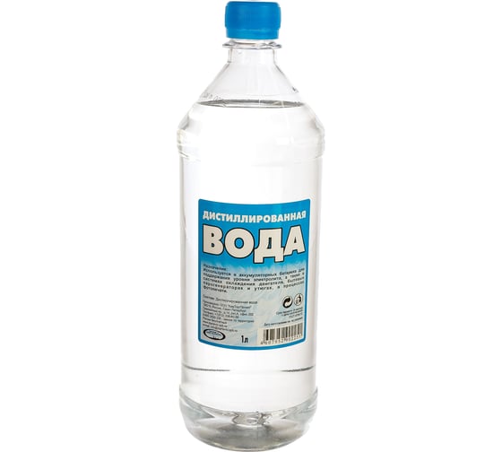 Изображение товара Вода дистиллированная 1 л, пэттермо СТАРТ 4607952902251