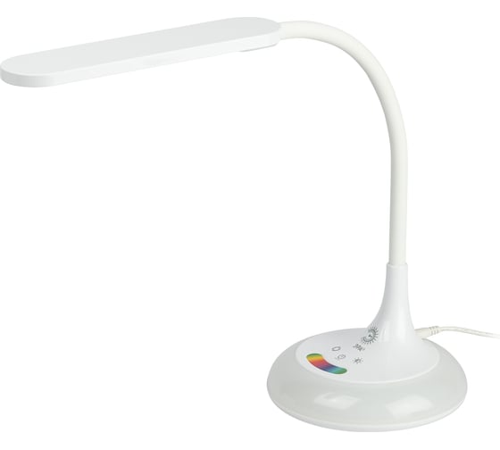 Изображение товара Настольный светильник ЭРА NLED48110WW светодиодный с основанием белый Б0048591