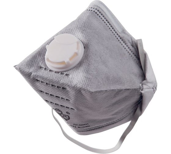 Изображение товара Респиратор с клапаном выдоха и угольным фильтром АМПАРО Памир-4 FFP2, 535521