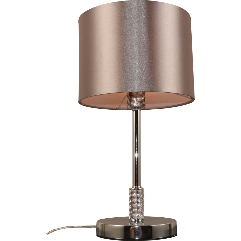 Изображение товара Настольная лампа Rivoli Ebony 7081501 40 Вт классика хром ткань