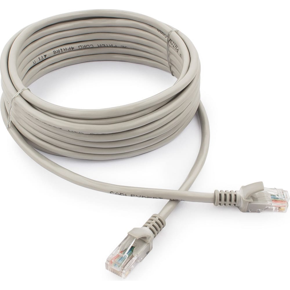 Литой многожильный медный патч-корд Cablexpert патч корд gcr utp cat 6 10 гбит с компьютерный кабель для интернета медный 2м