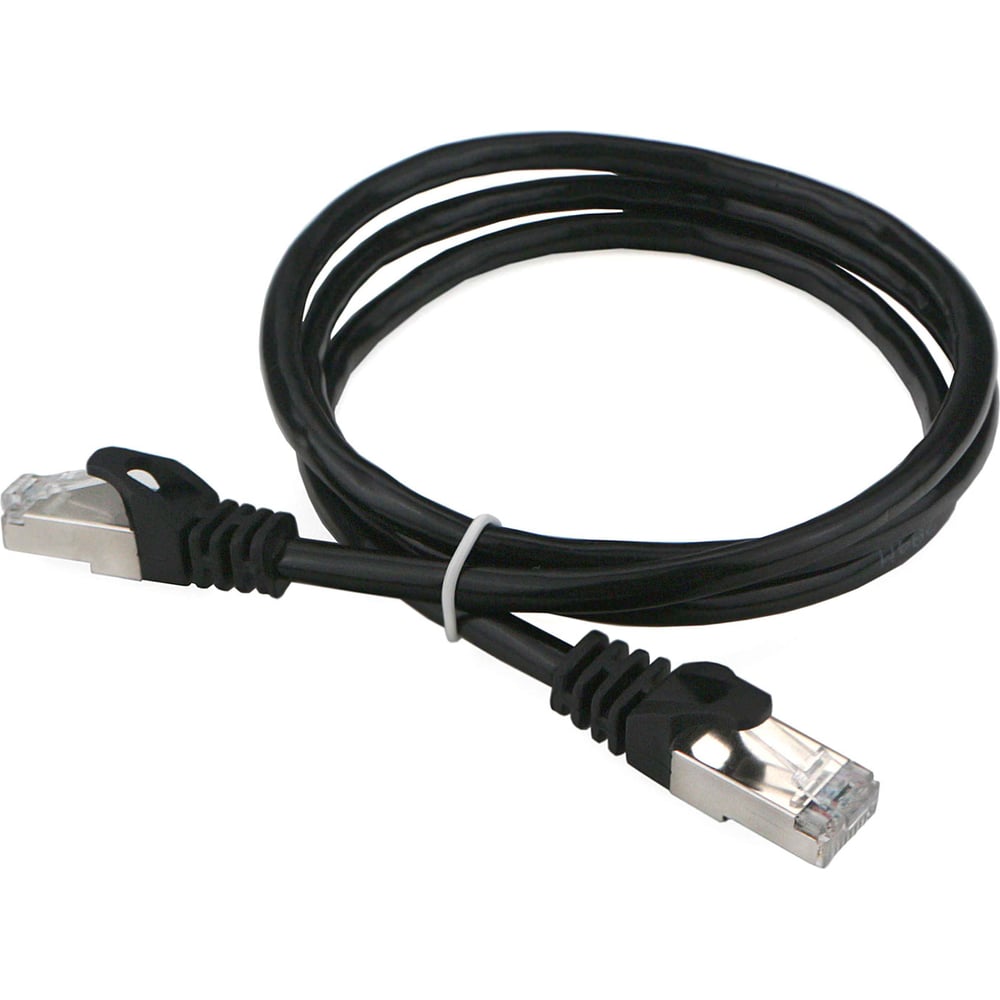 Изображение товара Патч-корд Cablexpert FTP кат.6 1 метр черный многожильный литой