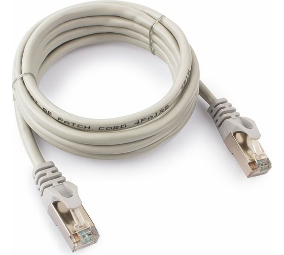 Изображение товара Многожильный патч-корд Cablexpert FTP PP22-2m кат.5e, 2м, литой, серый PP22-2m