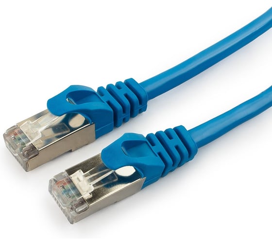 Изображение товара Патч-корд Cablexpert FTP PP22-2m кат.5e, 2м, литой, многожильный синий PP22-2M/B