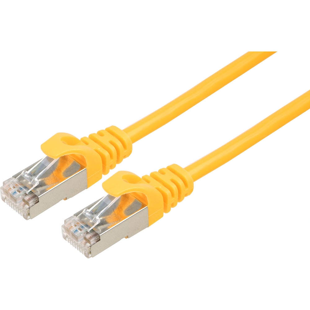 Изображение товара Многожильный патч-корд Cablexpert FTP категории 6 10м желтый RJ45