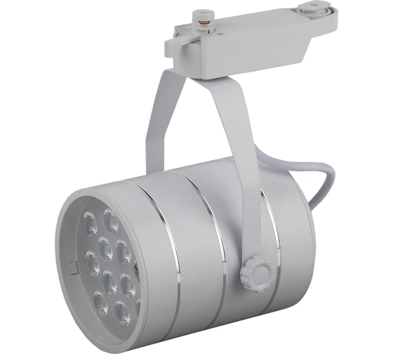 Изображение товара Трековый однофазный светильник ЭРА tr3 - 12 wh светодиодный 12вт белый smd Б0032106